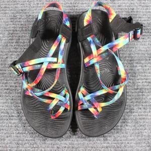 Chaco Z/Volv X2 Women’s Sandals Tie-Dye Rainbow Straps W8 (EU 39)
